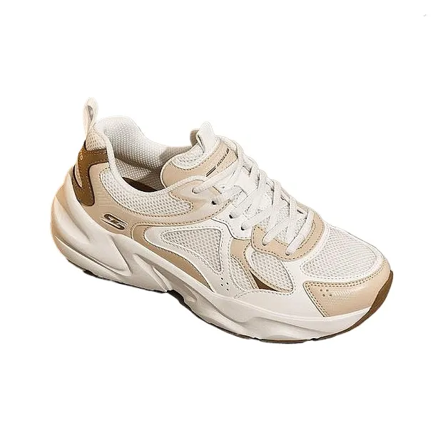 Skechers D'Lites Low Top Chunky Sneakers Women's Taupe-2