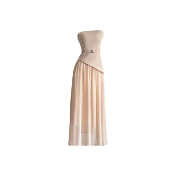 FLIM Slip Dresses Women's Apricot