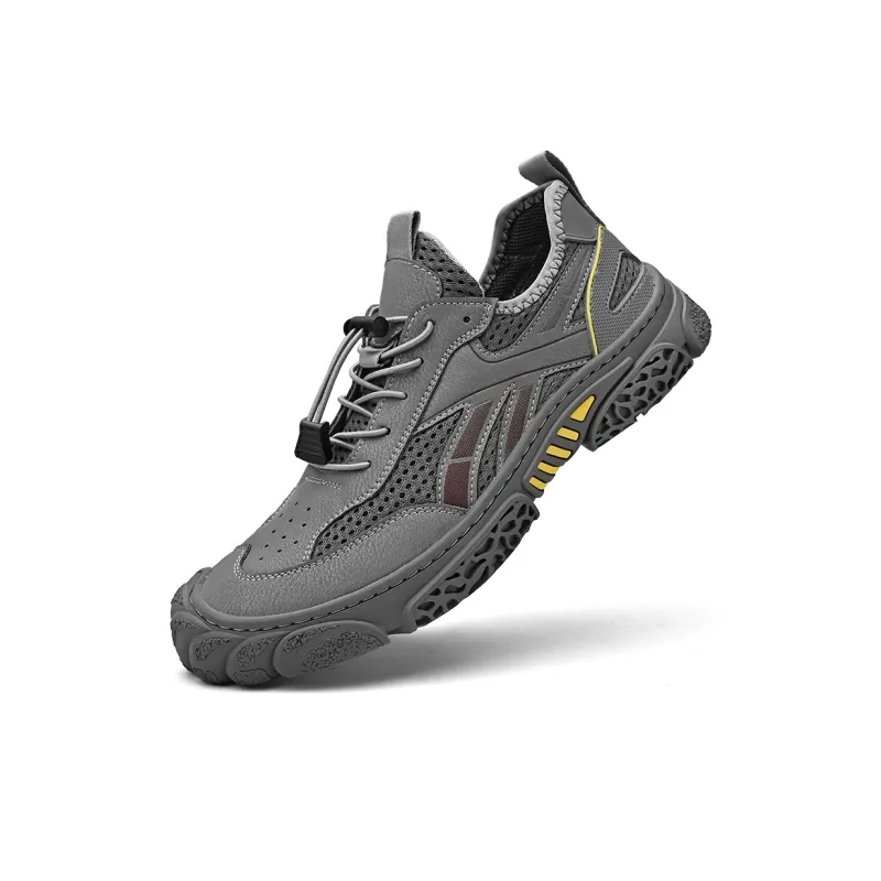 TELENT Slip Resistant, Abrasion Resistant, Breathable Low Top Hiking Shoes Men's-1