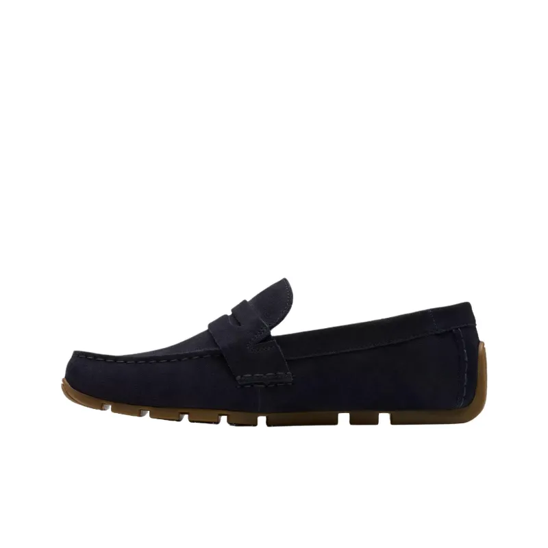 Clarks Corsley Bar Loafers Men's Marine Blue-1