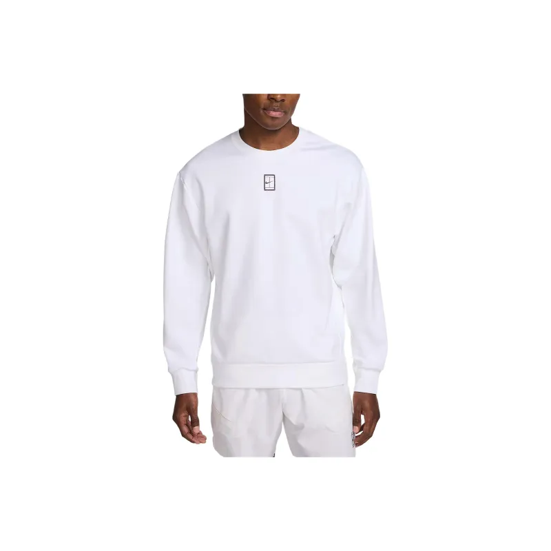 Nike Court Heritage Men's Dri FIT Fleece Crew-0
