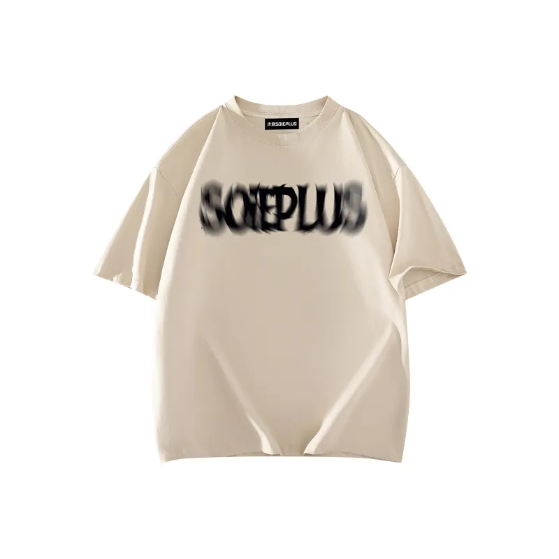 SOIE T Shirts Unisex Light Beige Apricot-1
