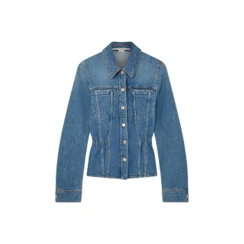 Stella McCartney Elasticated Waist Denim Jacket