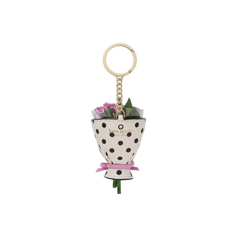 Kate Spade Cow Leather, Cow Split Leather Keychains Unisex Multicolor-1