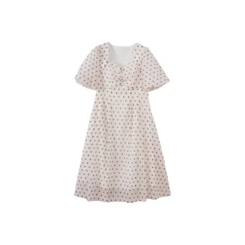 XIANGYING Short Sleeved Dress Women's