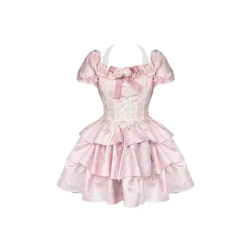 Peaches Peaches Short Sleeved Dress Women's-0