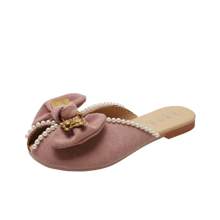 WUJI Rubber Sole Metal Slip Resistant Abrasion Resistant Closed Toe Slippers Women's-3