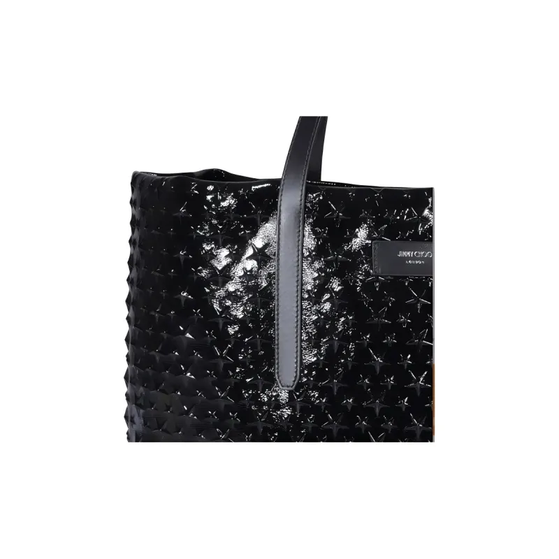 Jimmy Choo Leather Handbag Men's Black-4