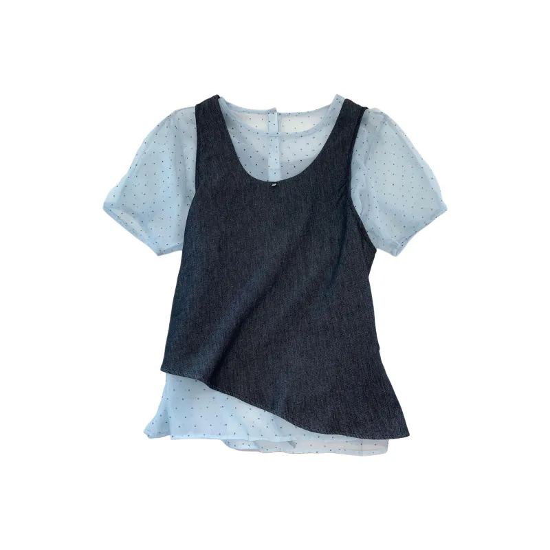 OUBO Shirts Women's Black Gray Green-0