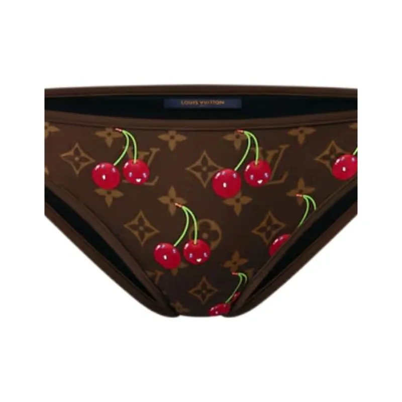 LOUIS VUITTON LV X TM CHERRY BLOSSOM Bikini Women's Brown-3