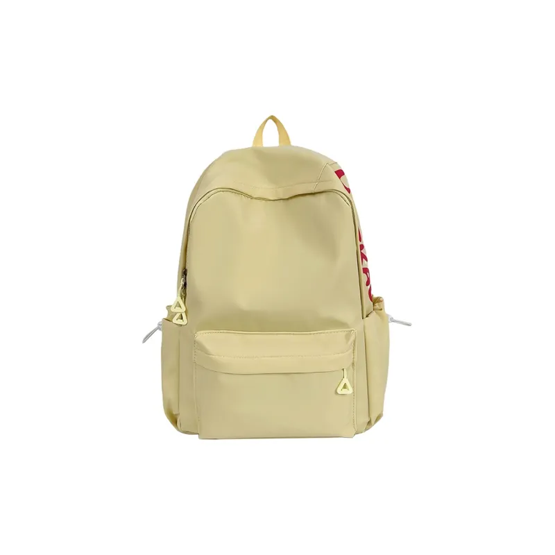 Alcohol Dragon Nylon Backpack Women's Pink/White/Black/Yellow/Green-0