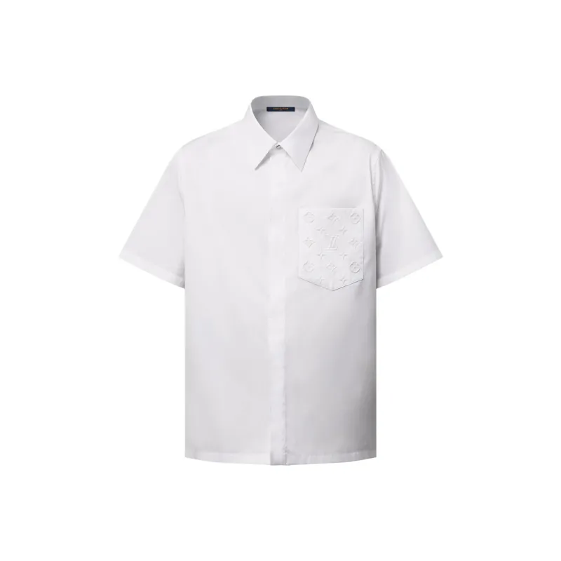 LOUIS VUITTON Monogram Pocket Short Sleeved Shirt-0