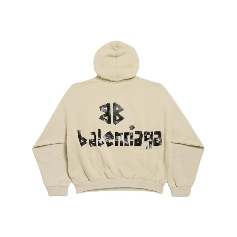 Balenciaga Sweatshirt Regular Fit Unisex Beige-1
