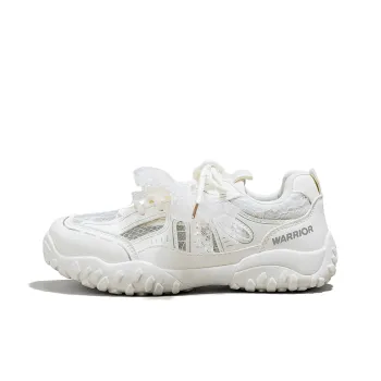 Warrior Abrasion Resistant Breathable Low Top Casual Running Shoes Women's Beige