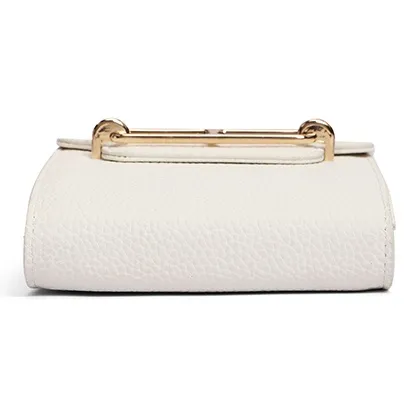 ROBERTA DI CAMERINO Cow Leather Crossbody Bag, Shoulder Bag Women's White-4