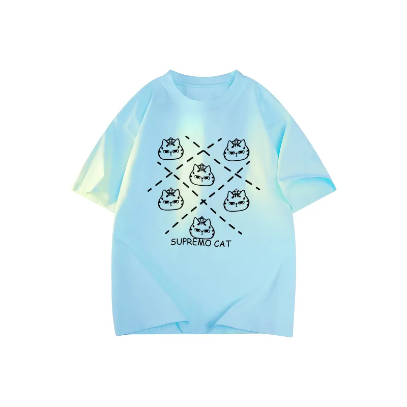 Supremo Cat T Shirts Unisex-12