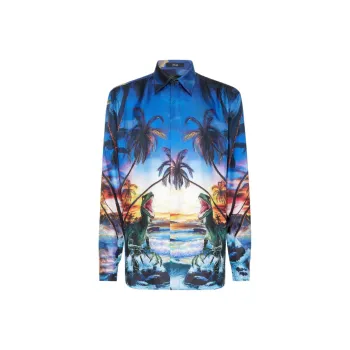 PHILIPP PLEIN Hawaii Printed Shirt