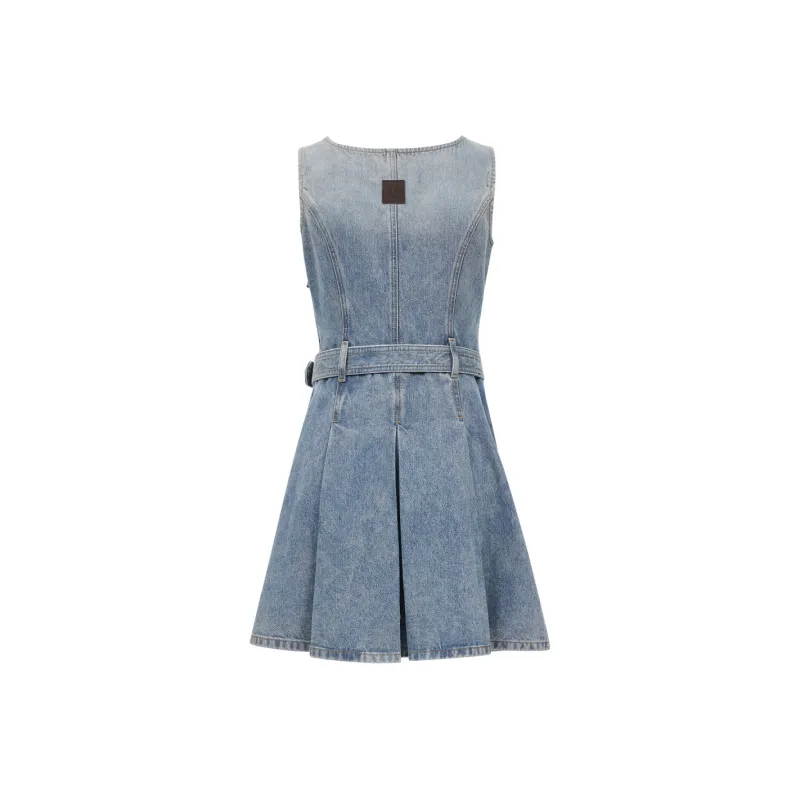 ONLY Sleeveless Dresses Women's J33 Vintage 350 Washed Denim-1