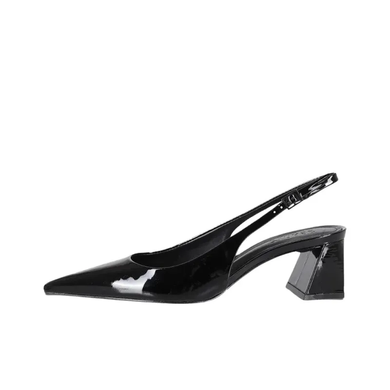 Schutz Rhonda Spool Heel High Heels 5cm Women's Black-0