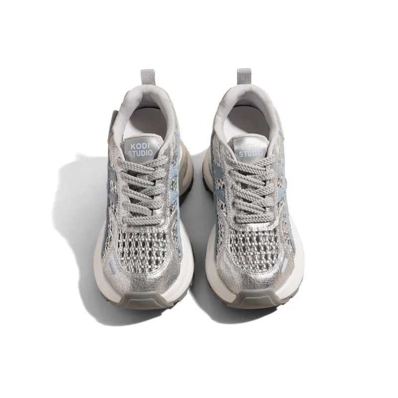 KODI Height Increasing Slip Resistant Low Top Chunky Sneakers Women's-11