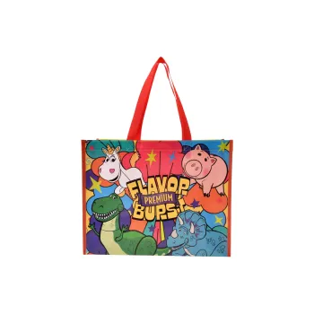 Disney Toy Story Series Polypropylene Tote Bag, Shopping Bag, Handbag Unisex Red