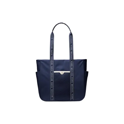 MICHAEL KORS Jet Set Nylon Tote Bag, Shopping Bag, Handbag Tubas Women's Marine Blue