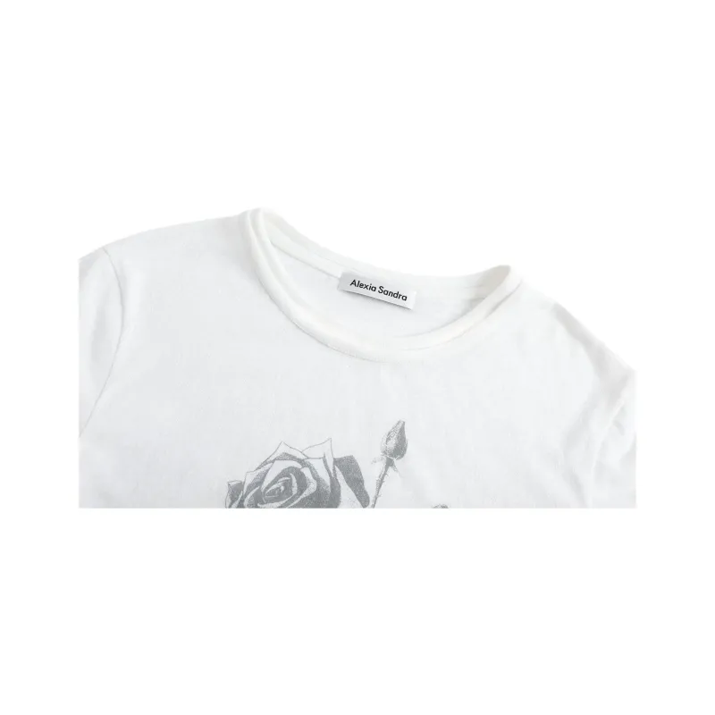 Alexia Sandra Drop Shoulder Sleeve T Shirt Women's-5