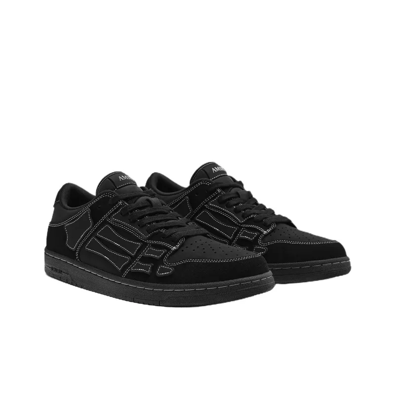 AMIRI Skel Top Low Top Skateboard Shoes Men's Black-2