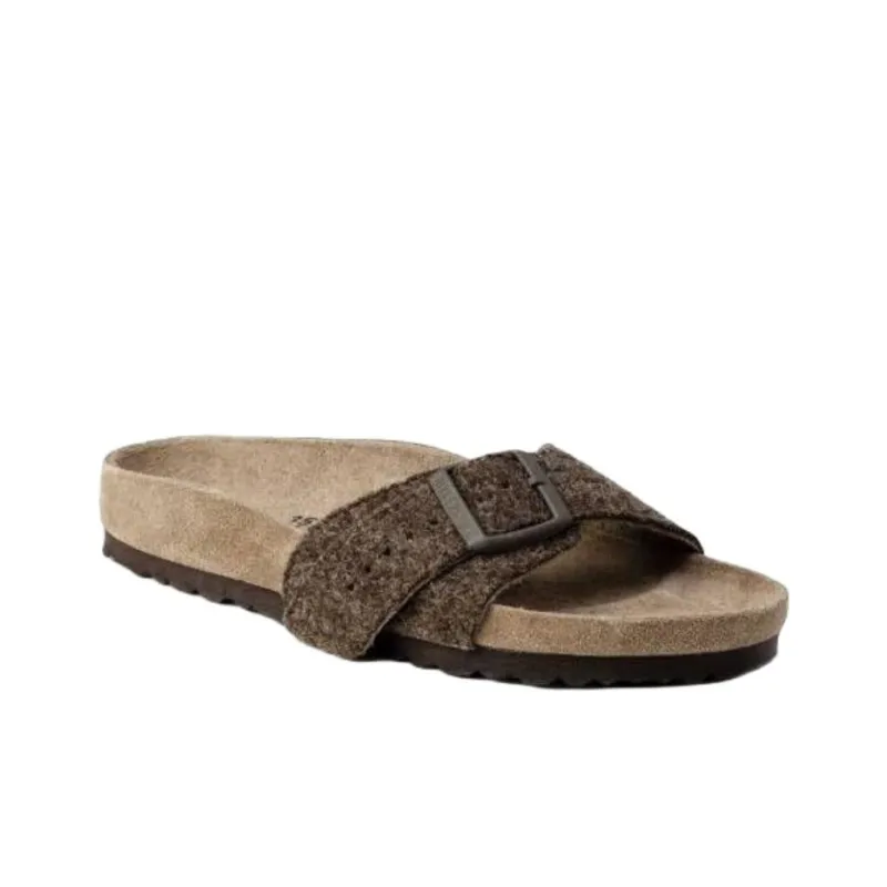 RICK OWENS x Birkenstock Madrid Rubber Sole Abrasion Resistant Slide Slippers Women's Brown-1