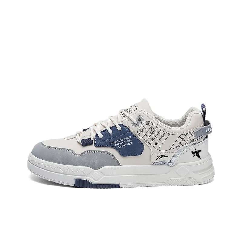 Bookish Star Anti Slip Wear Resistant Low Top Skateboard Shoes Men's-8