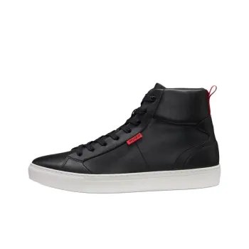 HUGO BOSS High Top Skateboard Shoes Men's Black