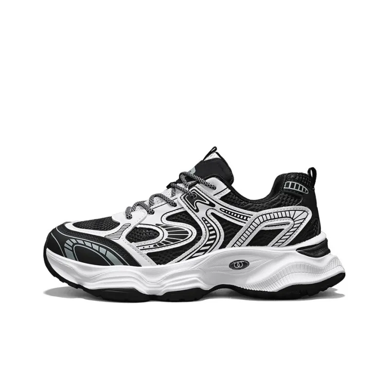TROADLOP Slip Resistant, Breathable, Height Increasing Low Top Chunky Sneakers Men's-0