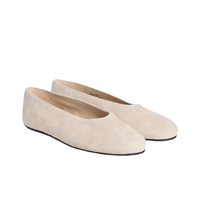CALVIN KLEIN Casual Single Shoes Women's Stone Beige-2