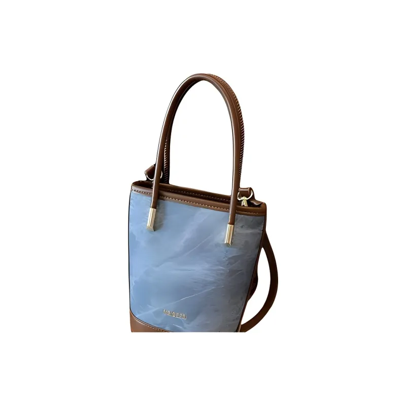 Morellybear PU One Shoulder Handbags Women's Black Brown/beige/blue-6