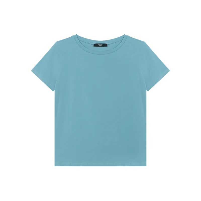 WEEKEND MaxMara T Shirts Women's Haze Blue-0