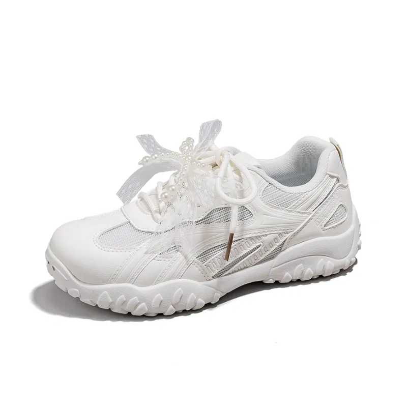 Warrior Slip Resistant And Breathable Low Top Casual Shoes Women's Beige-1