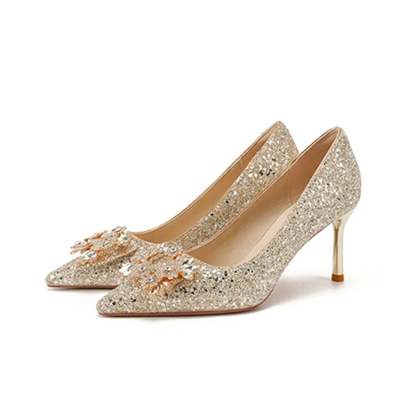 MABEL&CO High Heels Women's Champagne-1
