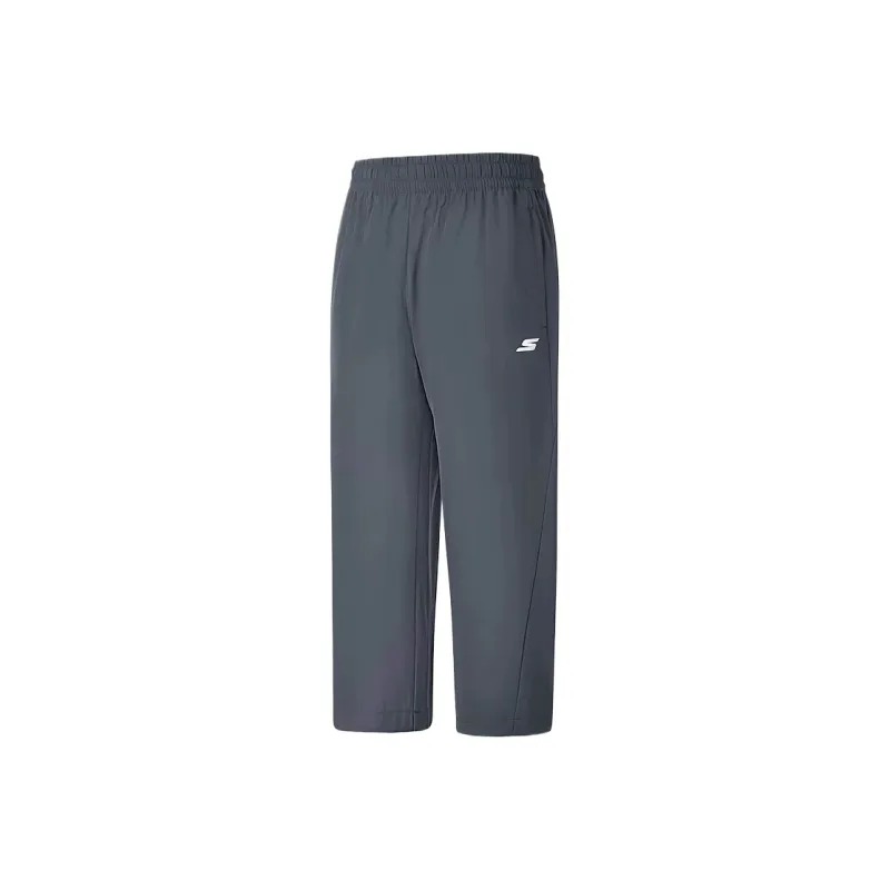 Skechers Sports Casual GODRI SS25 Casual Shorts Men's Charcoal Gray-0