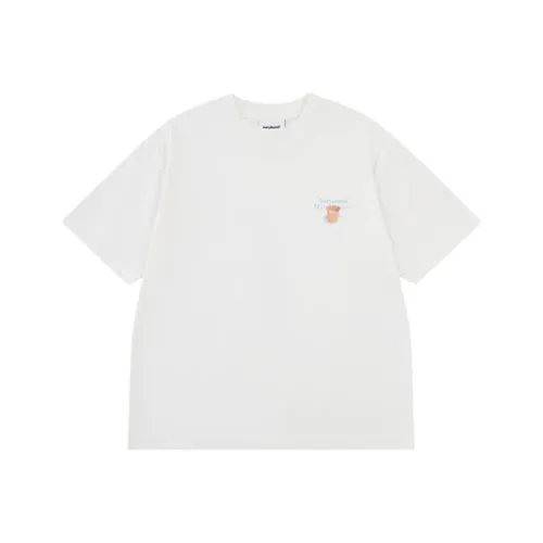 Norybrand 화이트 남녀공용 티셔츠