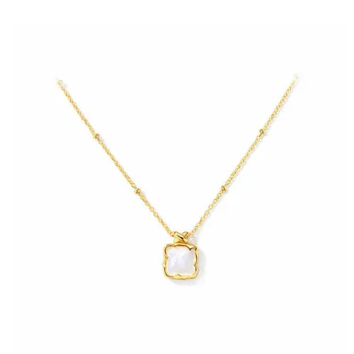 OOAK Silver Plated With 18k Gold Necklaces Women's
