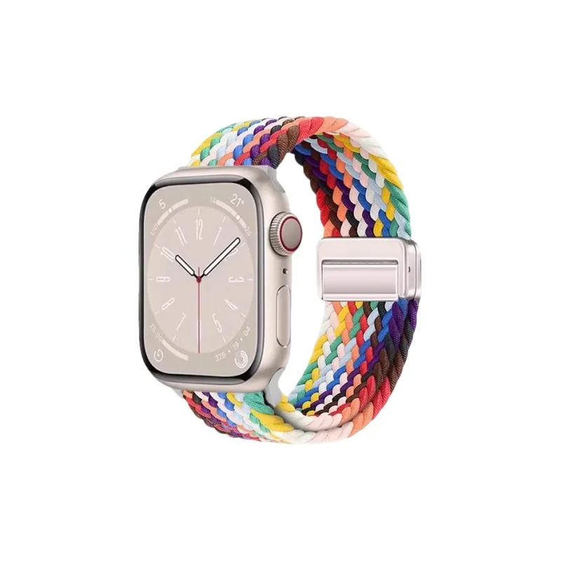 First Guard Compatibility Apple IWatch Series 10/S9/S8/S7/SE Strap Apple Compatibility Watch Band 225mm Nylon Material-18