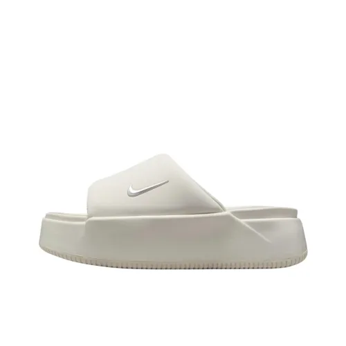 Nike Calm Slip Resistant Abrasion Resistant Slide Slippers Unisex White