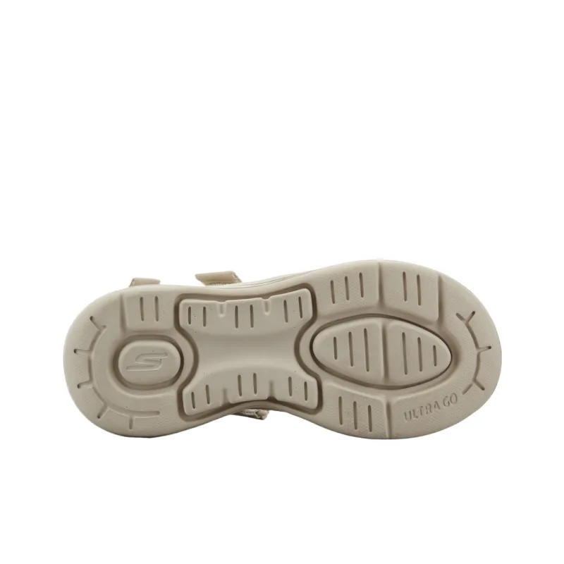 Skechers Go Walk Arch Fit One Strap Sandals Women's Brown-5