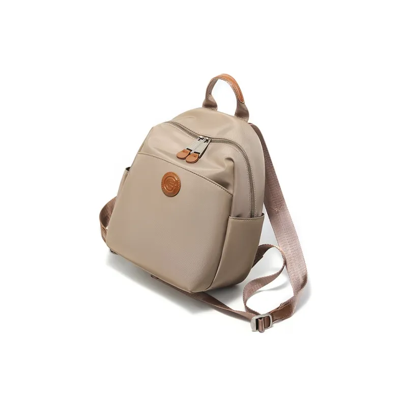 Carnival Keep Fabric Backpack Regular Women's Khaki/Black-1