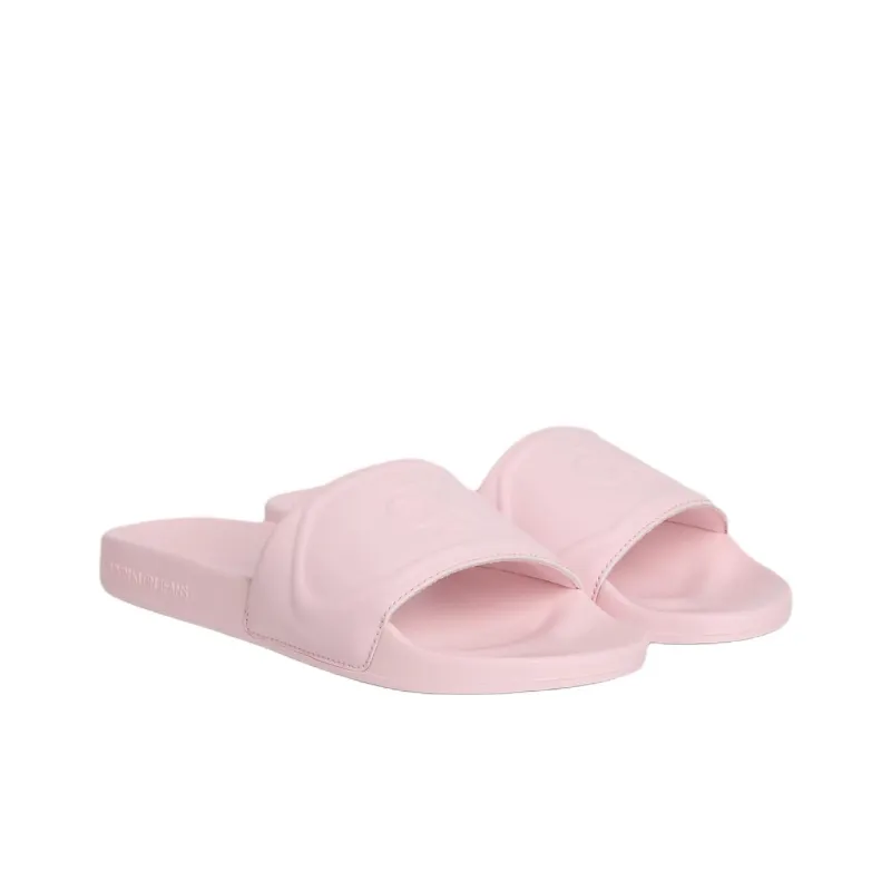 CKJ CALVIN KLEIN JEANS Slide Slippers Women's Pink-2
