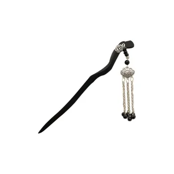 Pink Empress Ebony Wood Hairpins Women's