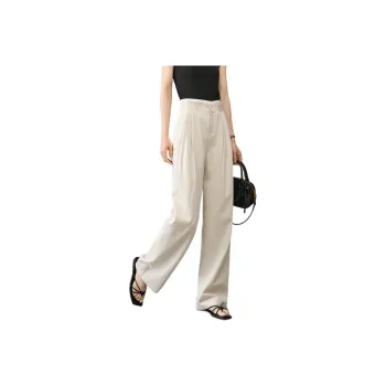 YALIDA Casual Pants Women's Beige