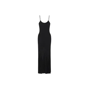 GIORGIO ARMANI Viscose Jersey Interlock Long Dress