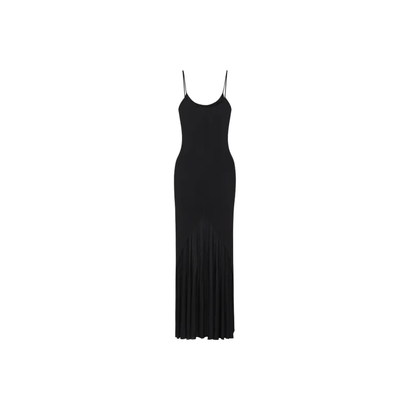 GIORGIO ARMANI Viscose Jersey Interlock Long Dress-0