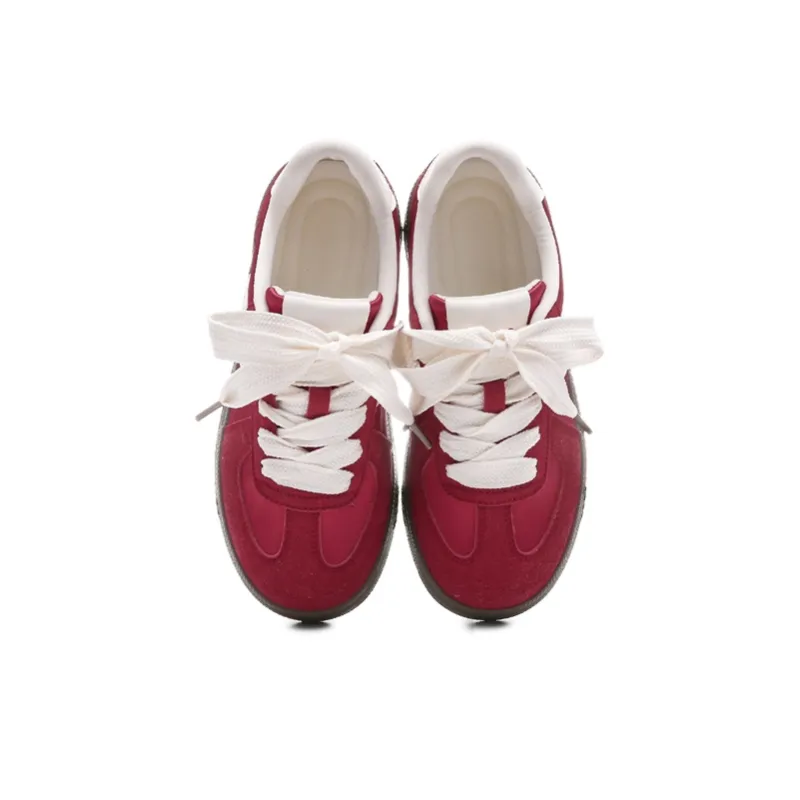 The New Age Family Low Top Skateboard Shoes Women's Red-2